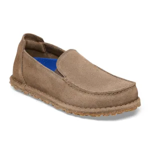 Utti Leather Panel Slip-On in Gray Taupe