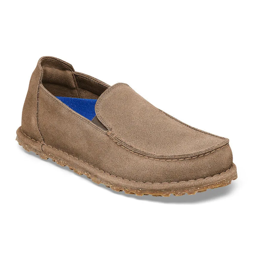 Utti Leather Panel Slip-On in Gray Taupe