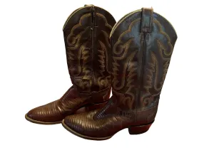 Vintage brown Justin cowboy boots 8.5 D
