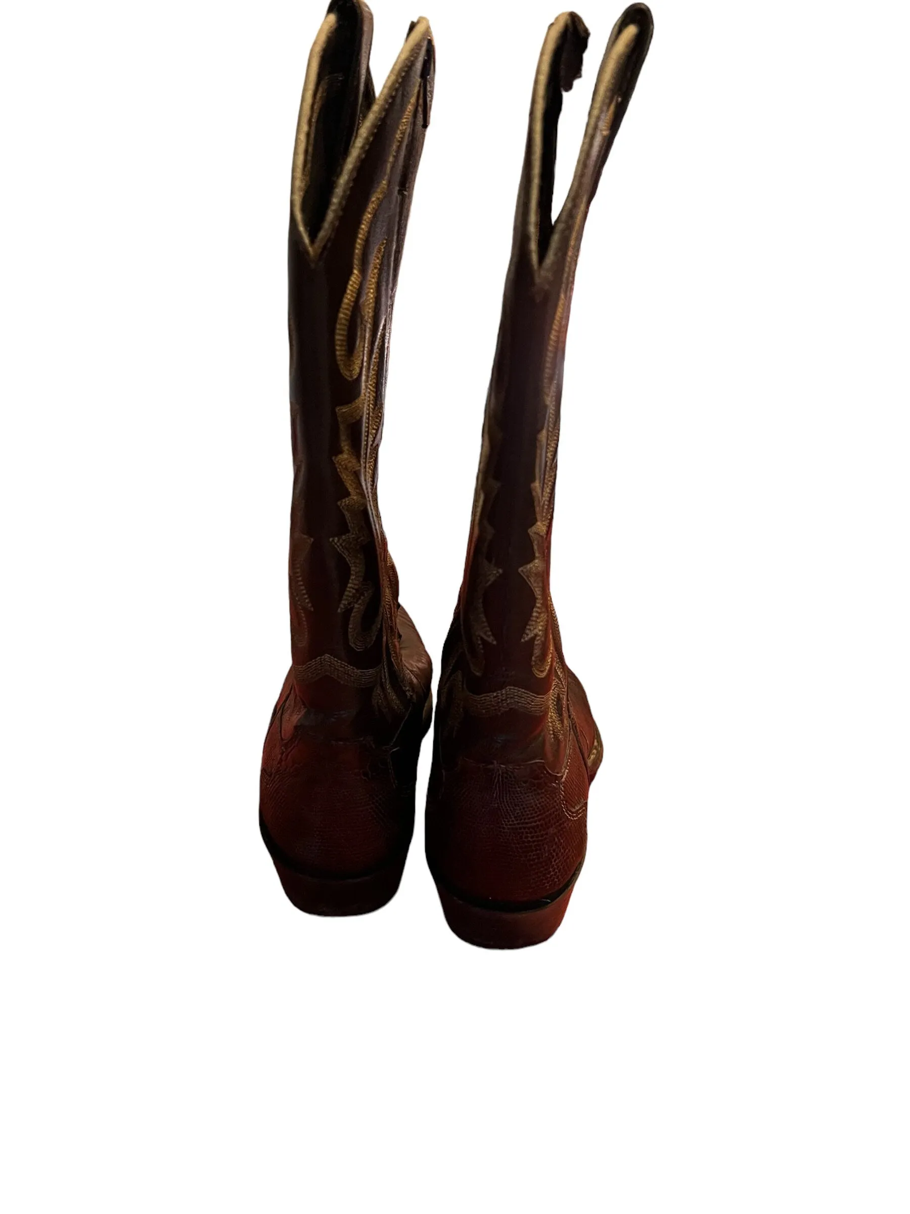 Vintage brown Justin cowboy boots 8.5 D