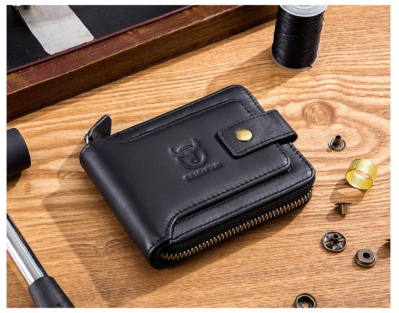 Vintage Genuine Leather Cowhide Wallet