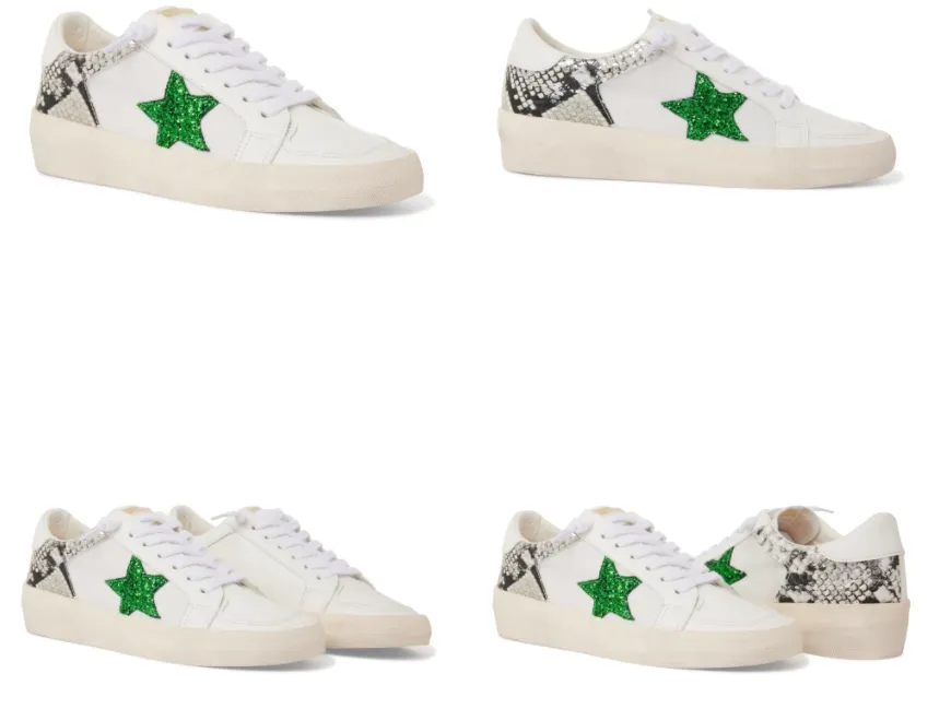 Vintage Havana - Izzy White Snake Sneakers - 11 ONLY