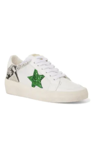 Vintage Havana - Izzy White Snake Sneakers - 11 ONLY
