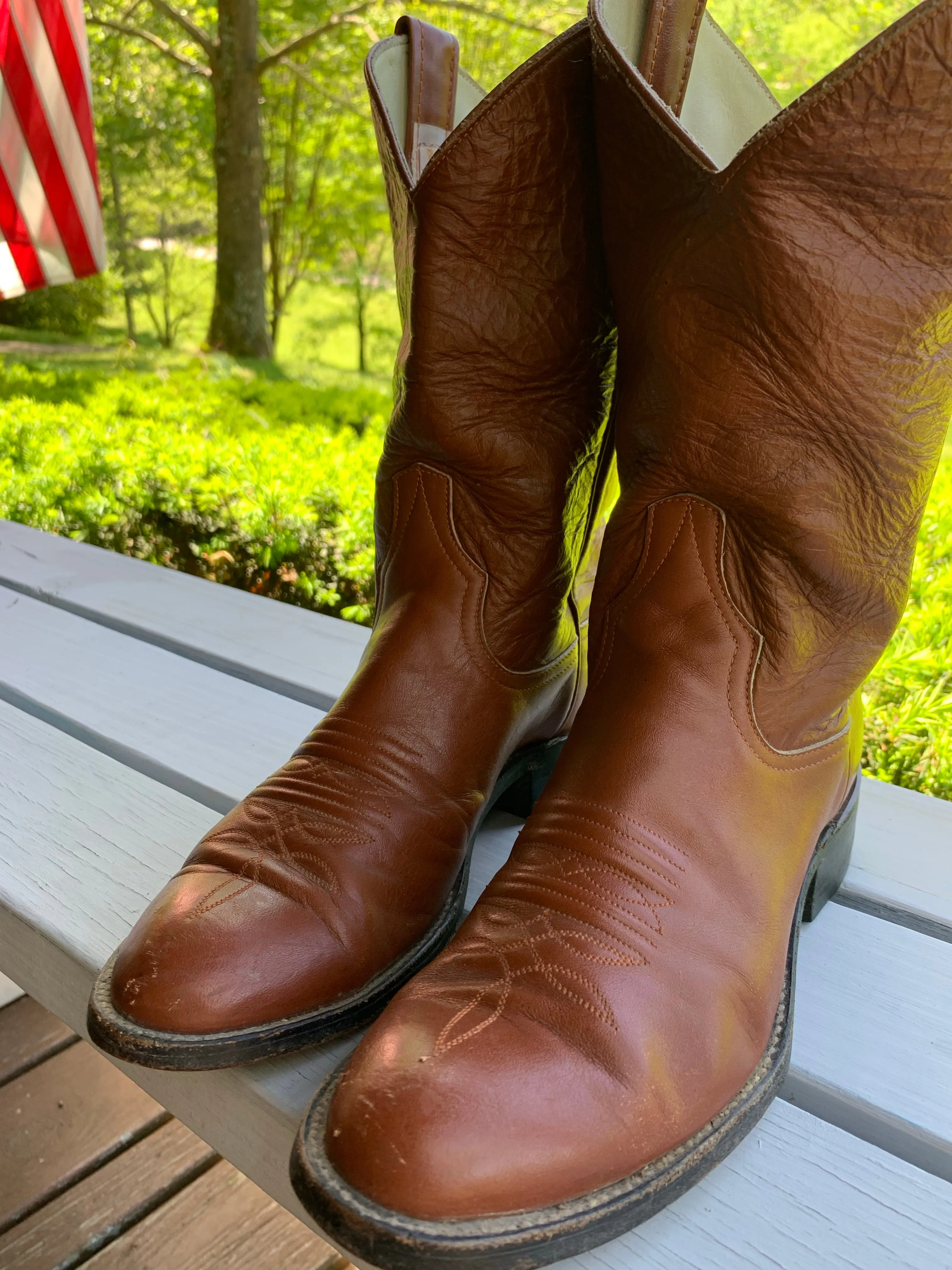 Vintage Larry Mahan Men’s Cowboy Boots