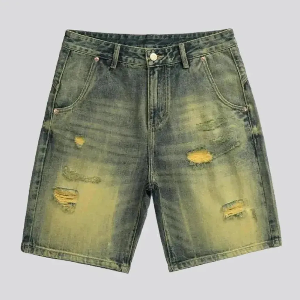 Vintage men's jeans shorts