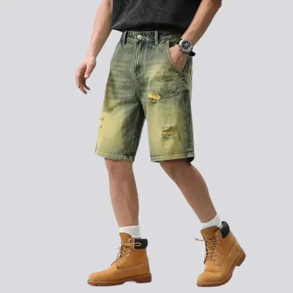 Vintage men's jeans shorts