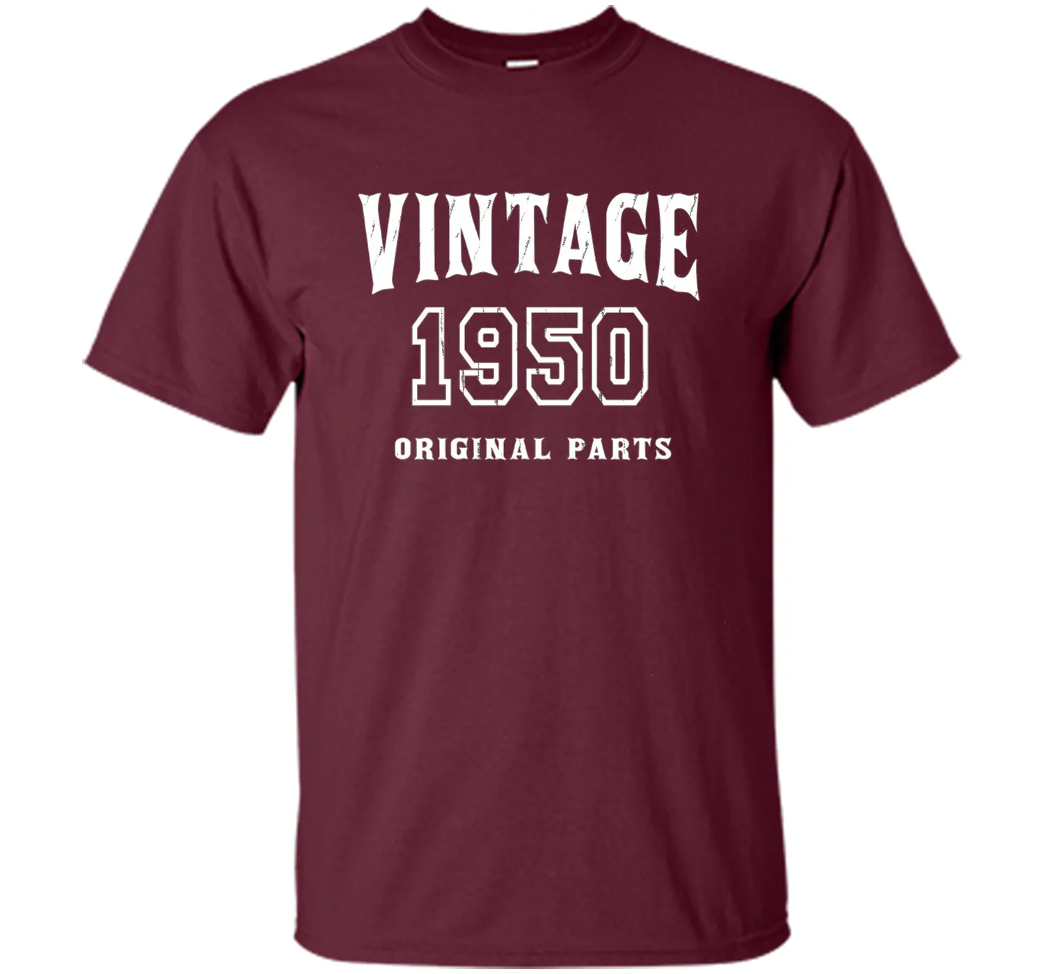 Vintage Original Parts 1950 Distressed Birthday Gift T-shirt