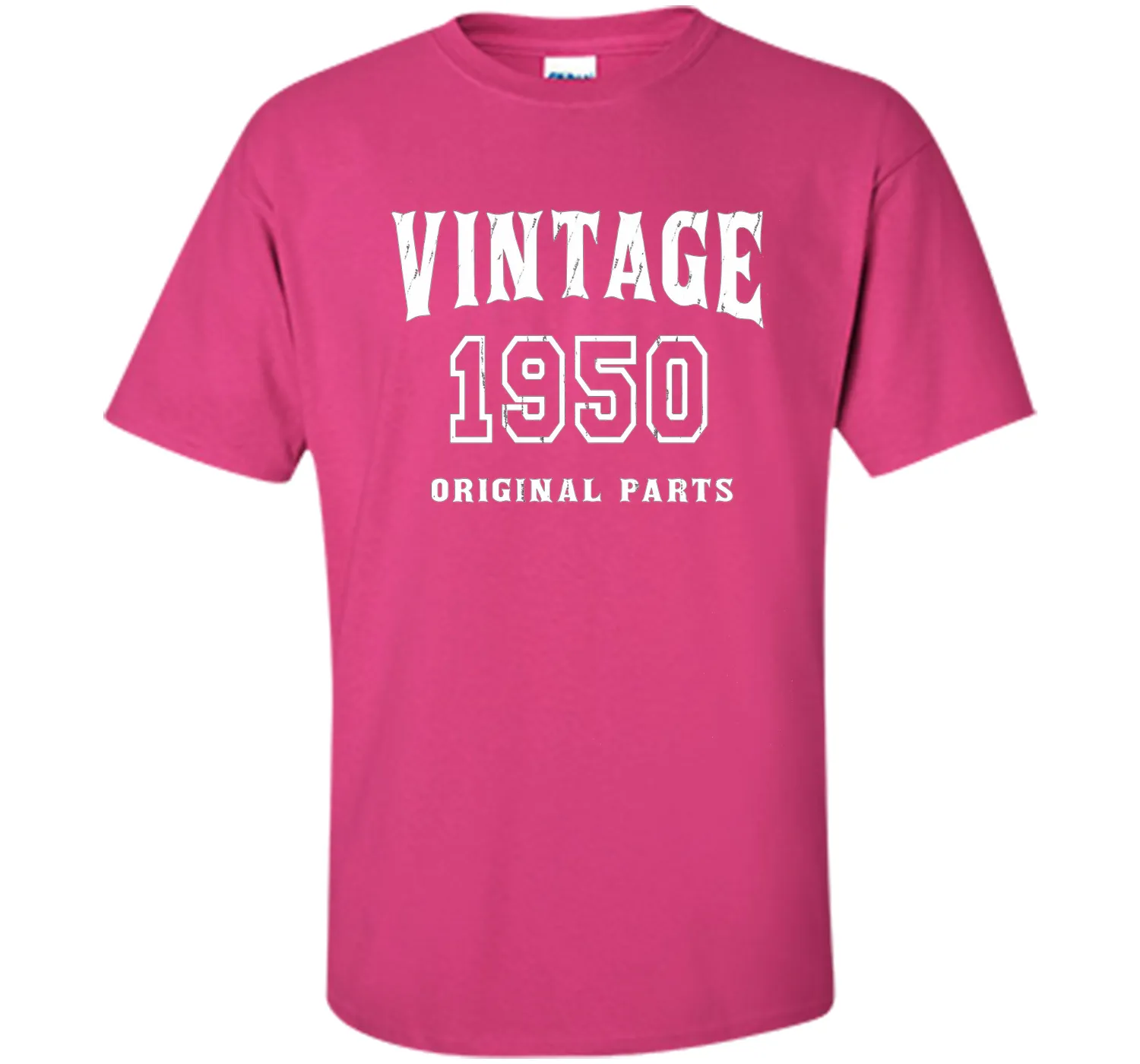 Vintage Original Parts 1950 Distressed Birthday Gift T-shirt