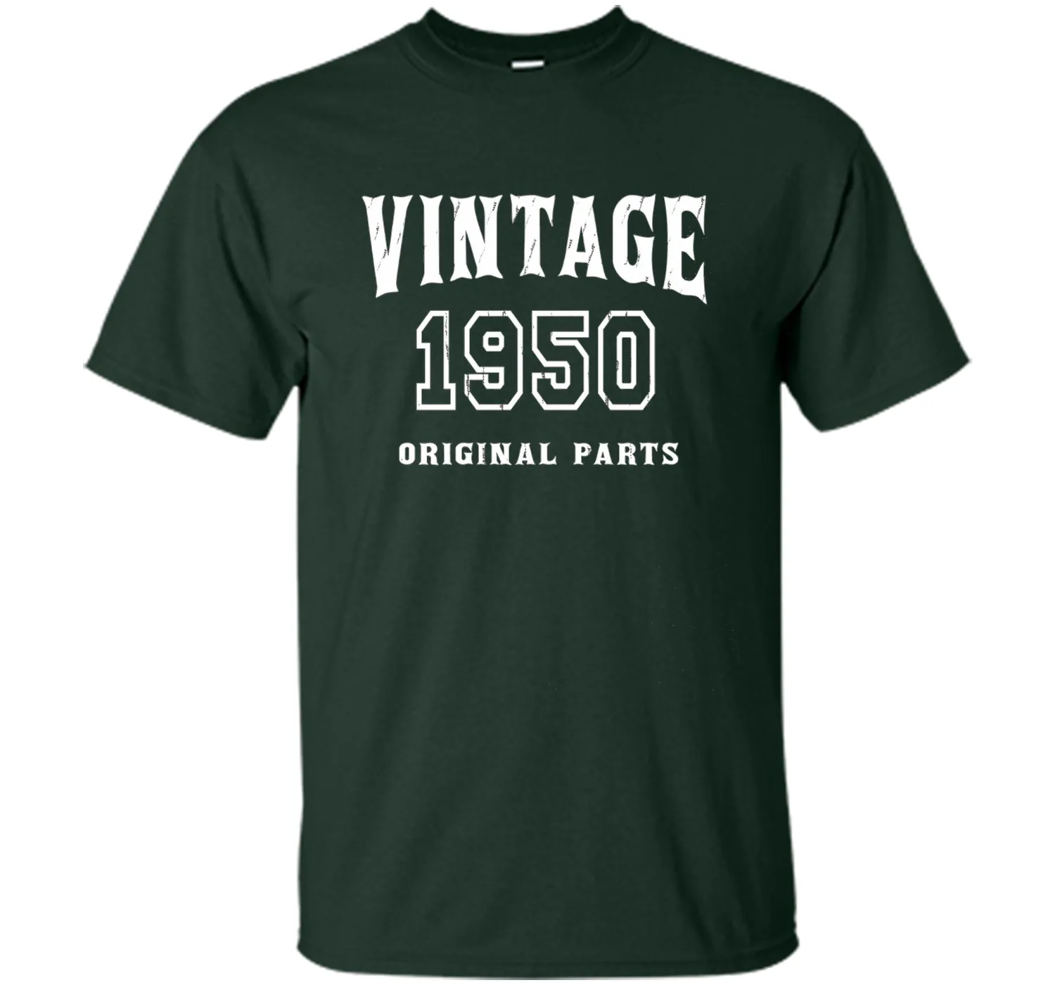 Vintage Original Parts 1950 Distressed Birthday Gift T-shirt