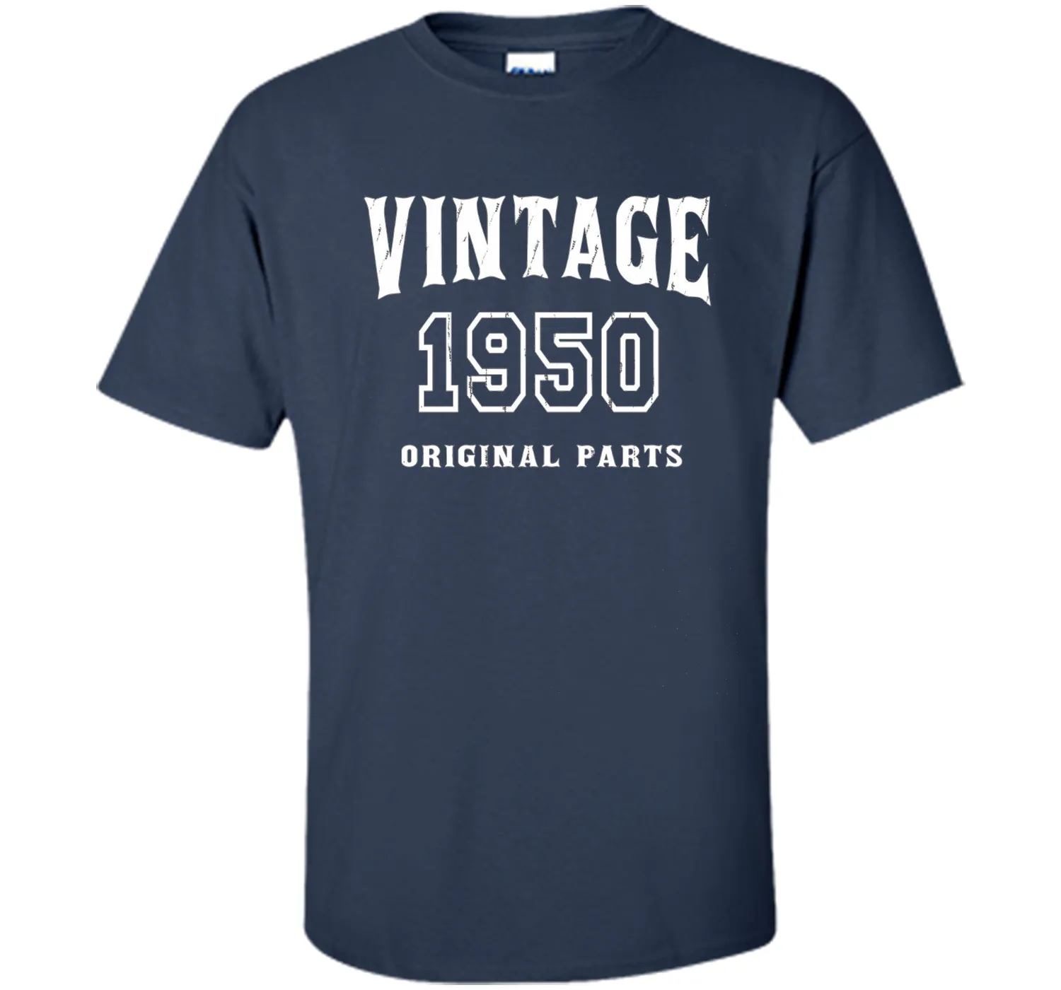 Vintage Original Parts 1950 Distressed Birthday Gift T-shirt