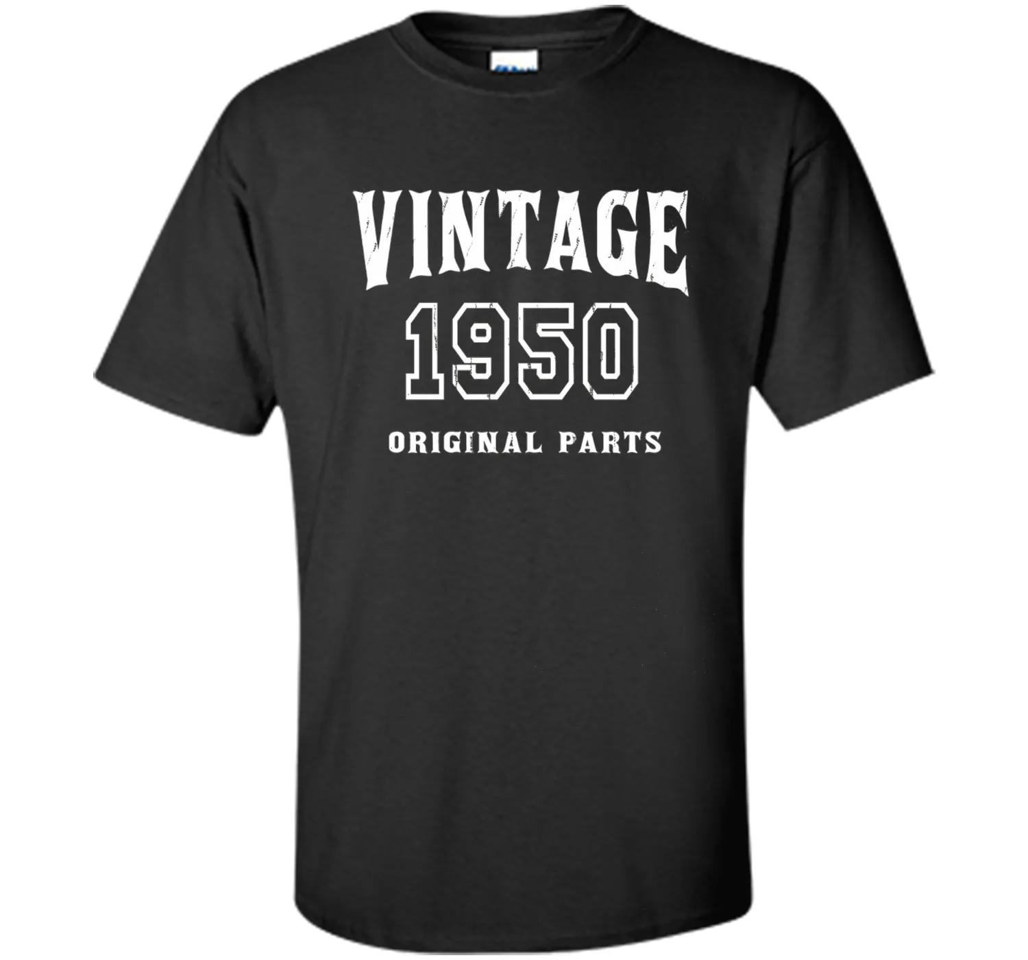 Vintage Original Parts 1950 Distressed Birthday Gift T-shirt