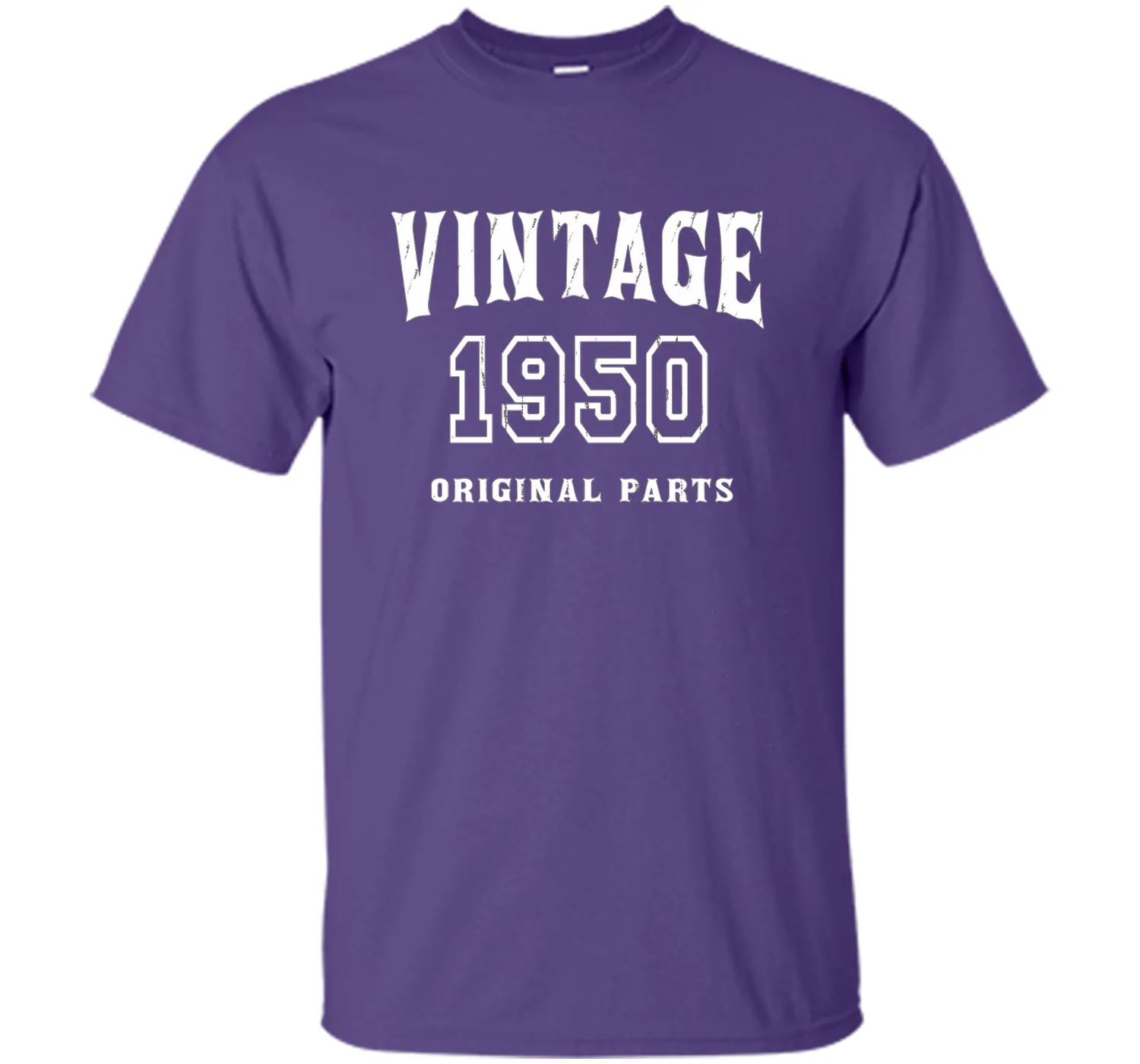 Vintage Original Parts 1950 Distressed Birthday Gift T-shirt