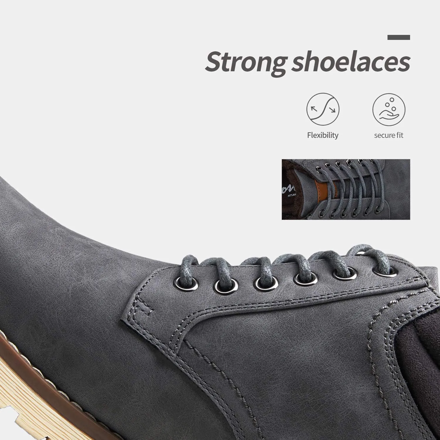 Vostey Men's Boots Hiking Boots Casual Boots for Men