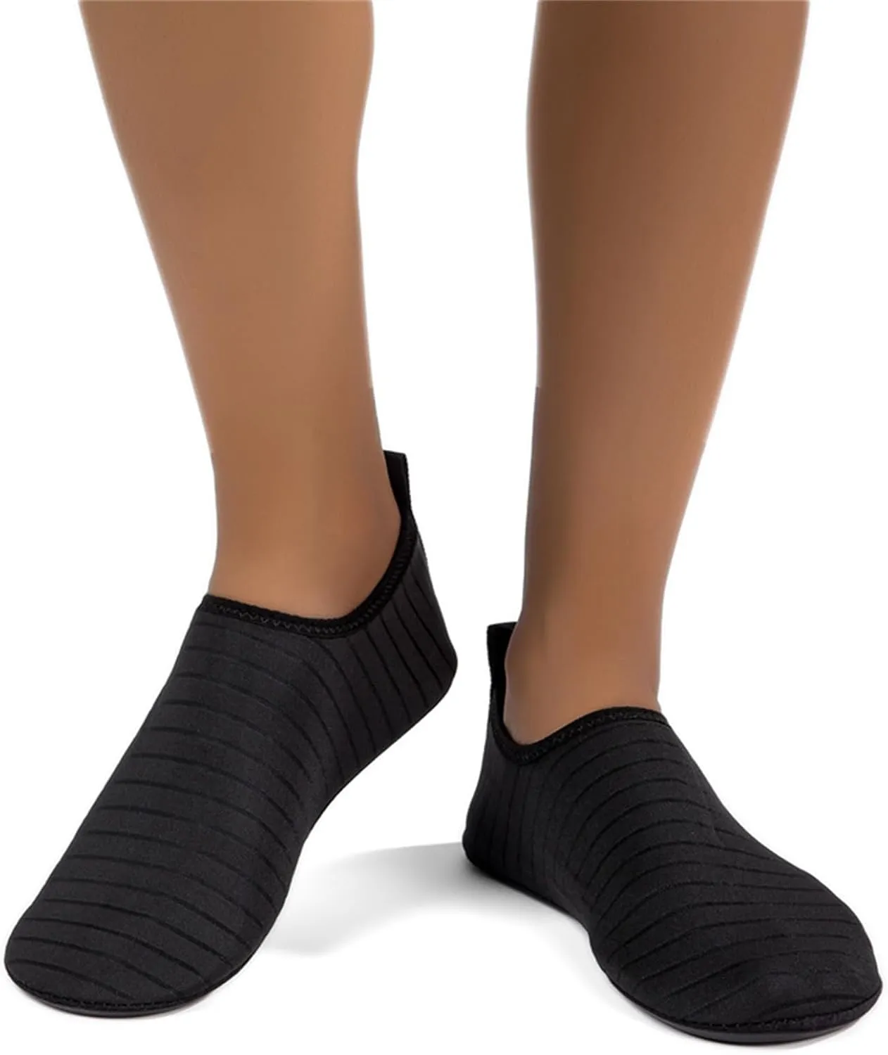 Water Shoes Barefoot Aqua Yoga Socks Quick-Dry Beach Swim Surf for Women Men Womens Mens Pool Walking Park Boating Sports Adult Non Slip River Lake surf Black Camping Slip-on Sport Exercise