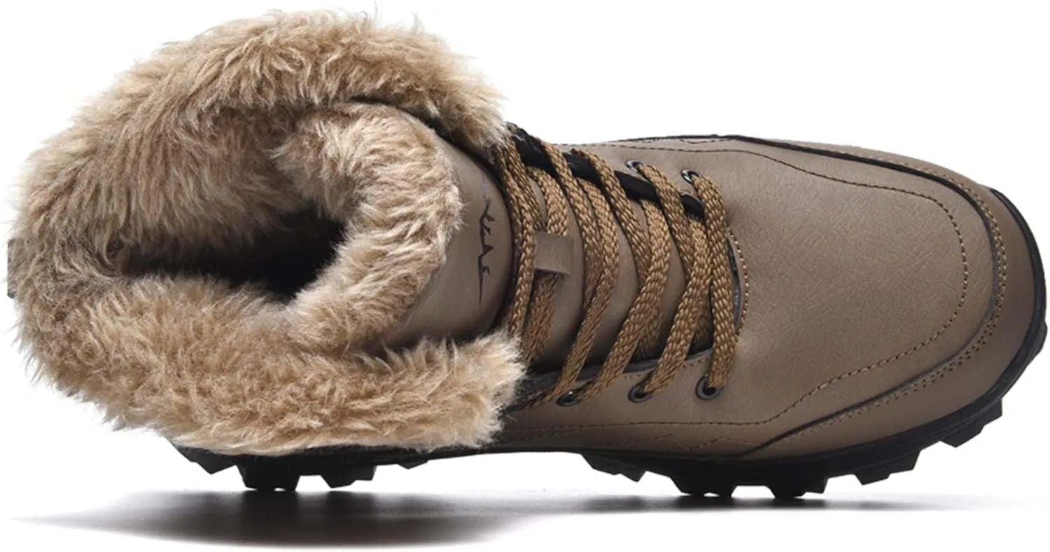 Winter boots are casual, lightweight, waterproof, snow boots with anti slip fur lining, hiking backpacks, and hiking boots
