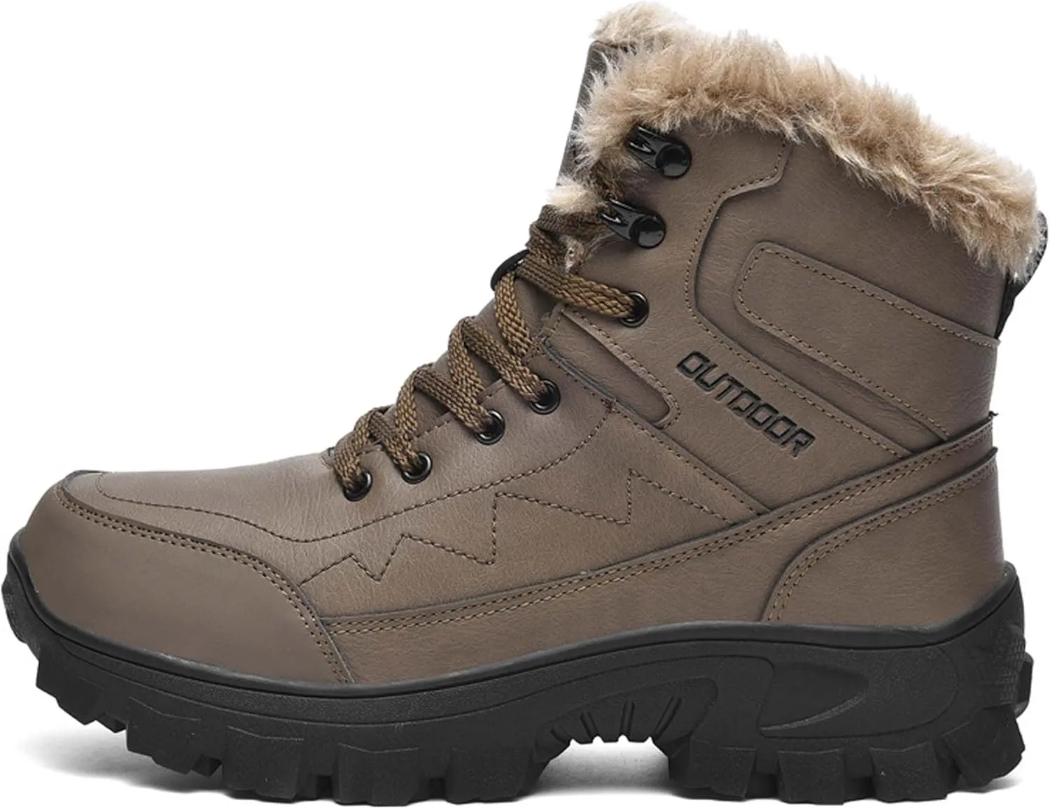 Winter boots are casual, lightweight, waterproof, snow boots with anti slip fur lining, hiking backpacks, and hiking boots