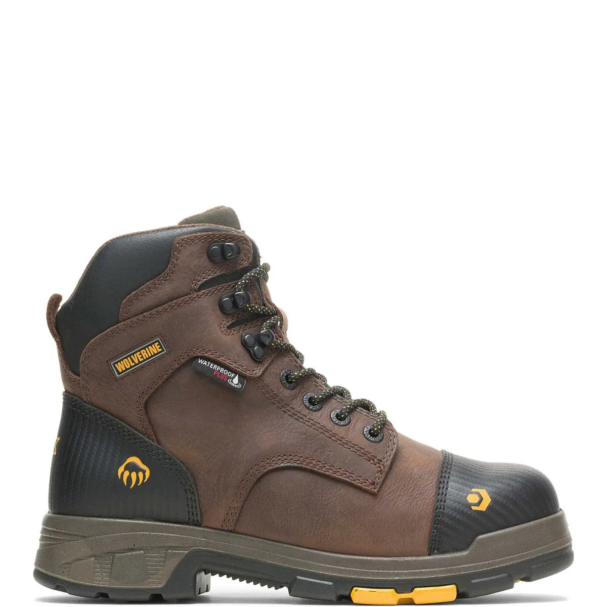 Wolverine Blade Lx 6" Met Wp Men's Work Boot (w10706) In Dark Brown
