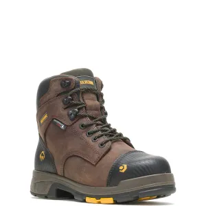 Wolverine Blade Lx 6" Met Wp Men's Work Boot (w10706) In Dark Brown