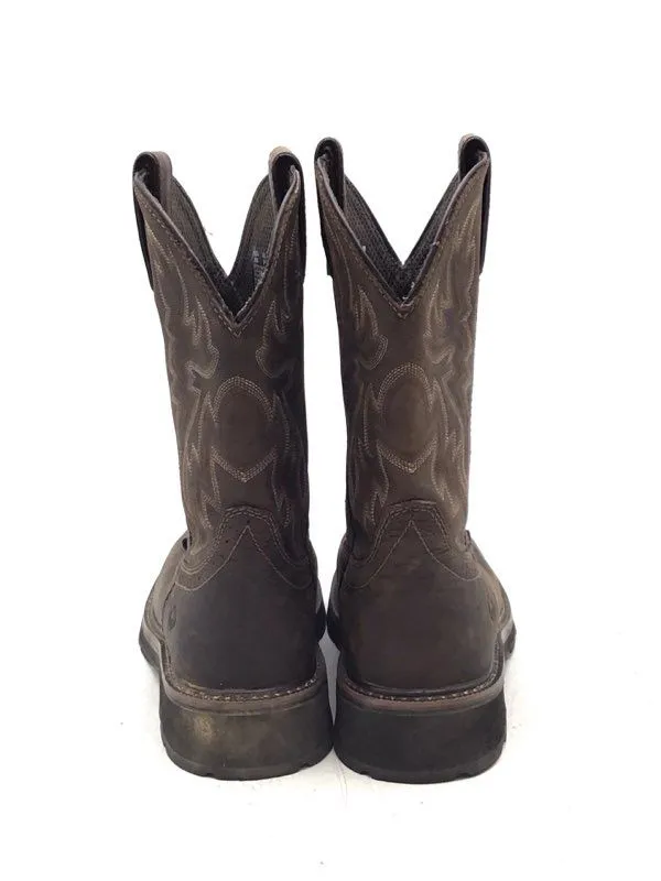 Wolverine Men's Rancher W10702 Brown Leather Work Boots - Size 8M