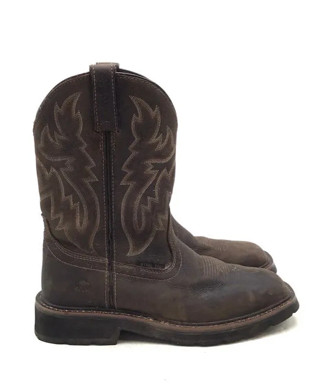 Wolverine Men's Rancher W10702 Brown Leather Work Boots - Size 8M