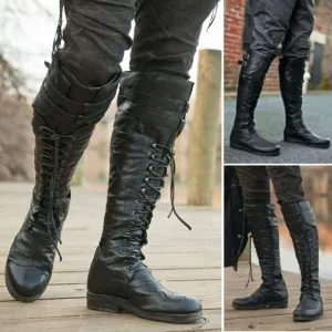 Women Ackpackers Mountain Climbers Cross Country Skiers Long Motorcycle Boots