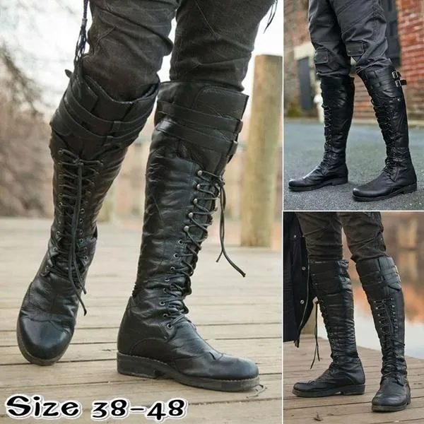 Women Ackpackers Mountain Climbers Cross Country Skiers Long Motorcycle Boots