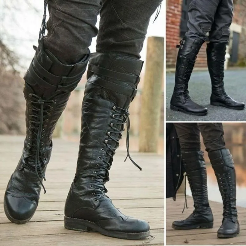 Women Ackpackers Mountain Climbers Cross Country Skiers Long Motorcycle Boots