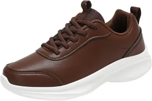 Women Shoes Slip On White Leather Sneakers for Women Womens Loafers Closed Toe Indoor and Outdoor Christmas Shoes for Women Athletic Round Toe Flats Comfortable
