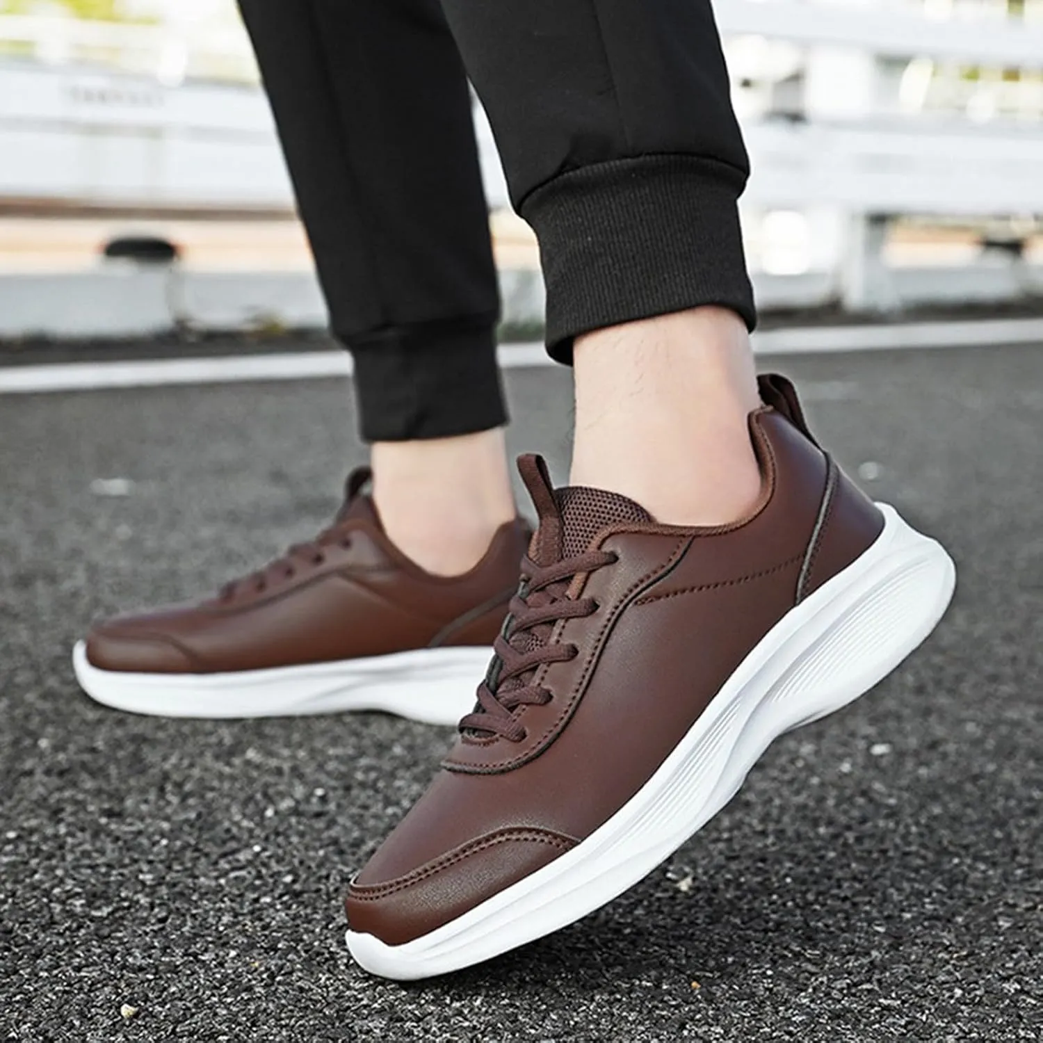 Women Shoes Slip On White Leather Sneakers for Women Womens Loafers Closed Toe Indoor and Outdoor Christmas Shoes for Women Athletic Round Toe Flats Comfortable