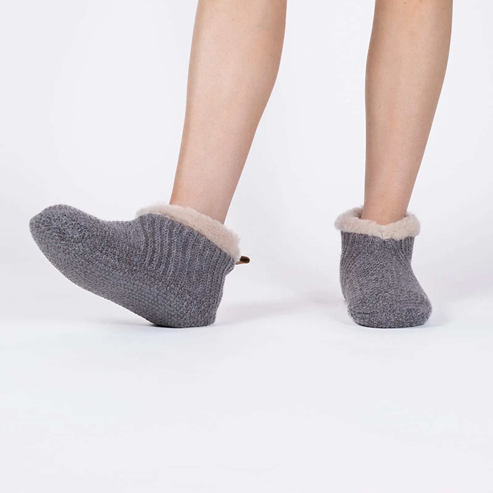 Women's Alpaca Lined Gripper Slippers