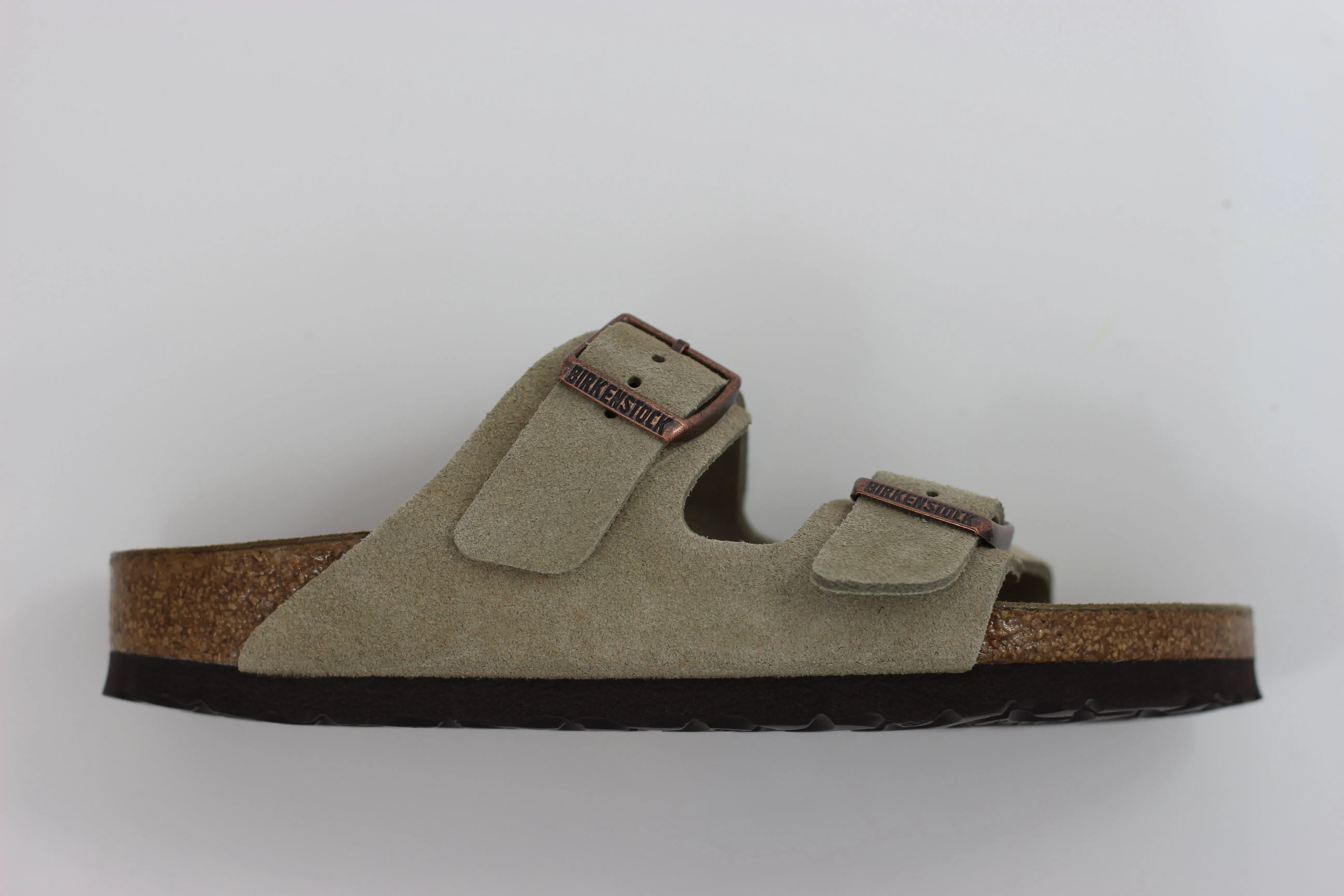 Women's Arizona Sandal - Taupe Suede