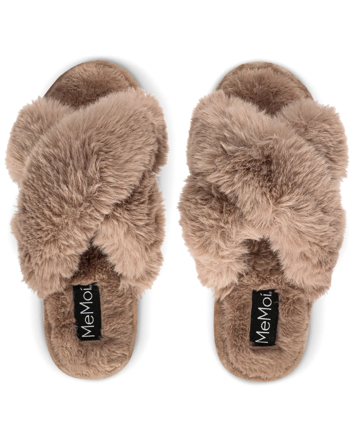 Women's Beverly Faux Fur Memory Foam Plush Slipper