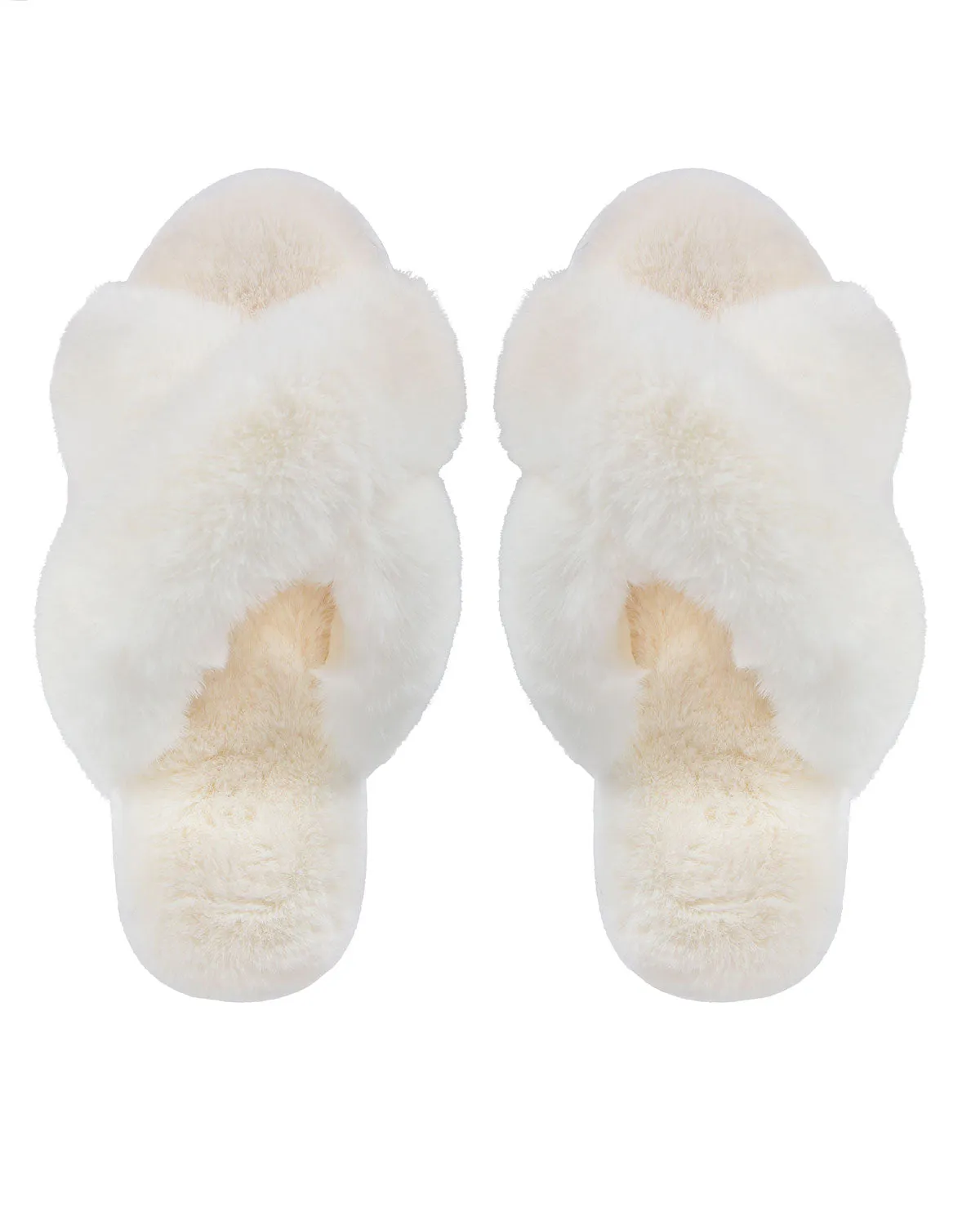 Women's Beverly Faux Fur Memory Foam Plush Slipper