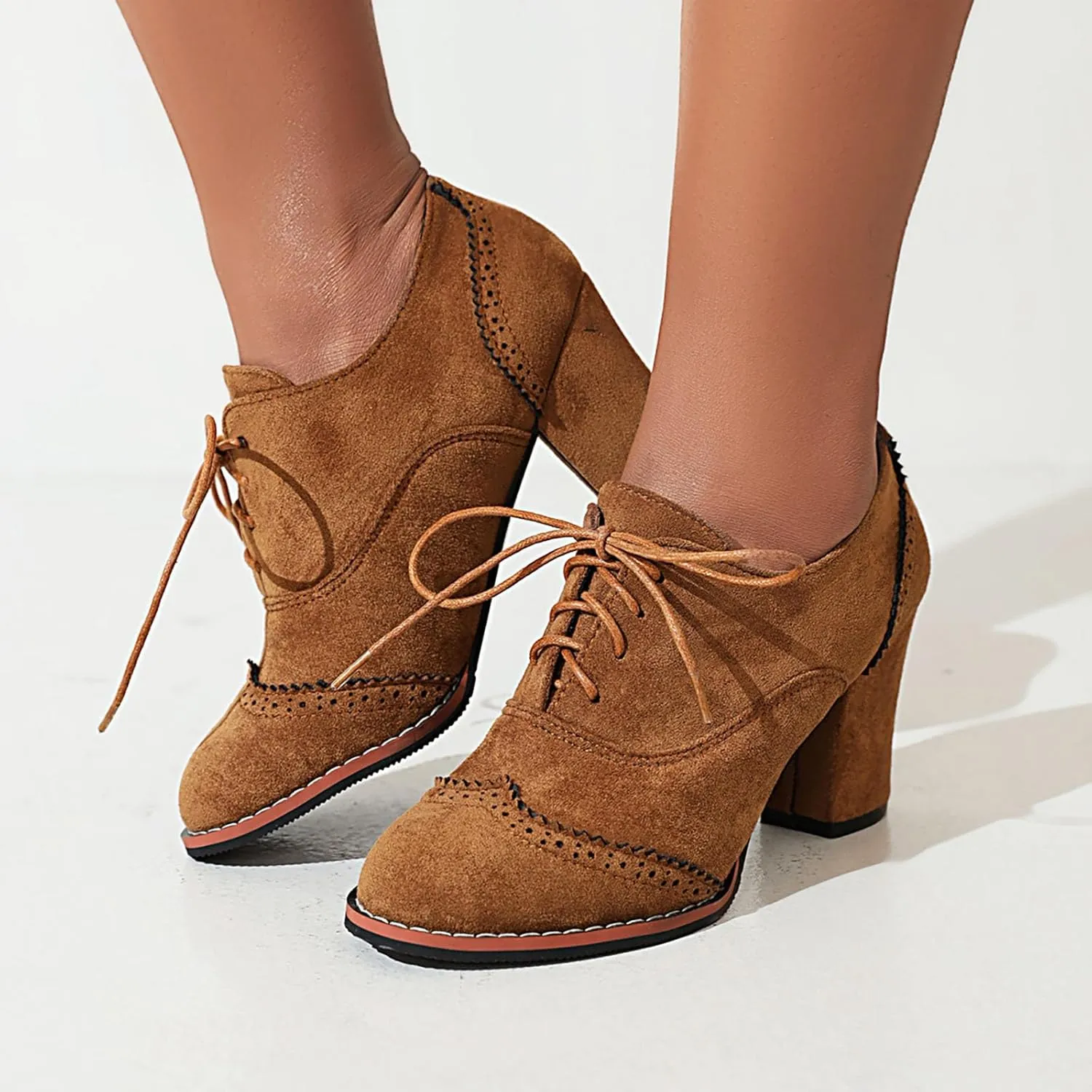 Women's Chelsea Booties Low Chunky Heels Lug Sole Elastic Ankle Boots Shoes for Women Mid-calf Chunky Cowboy Chelsea Knee