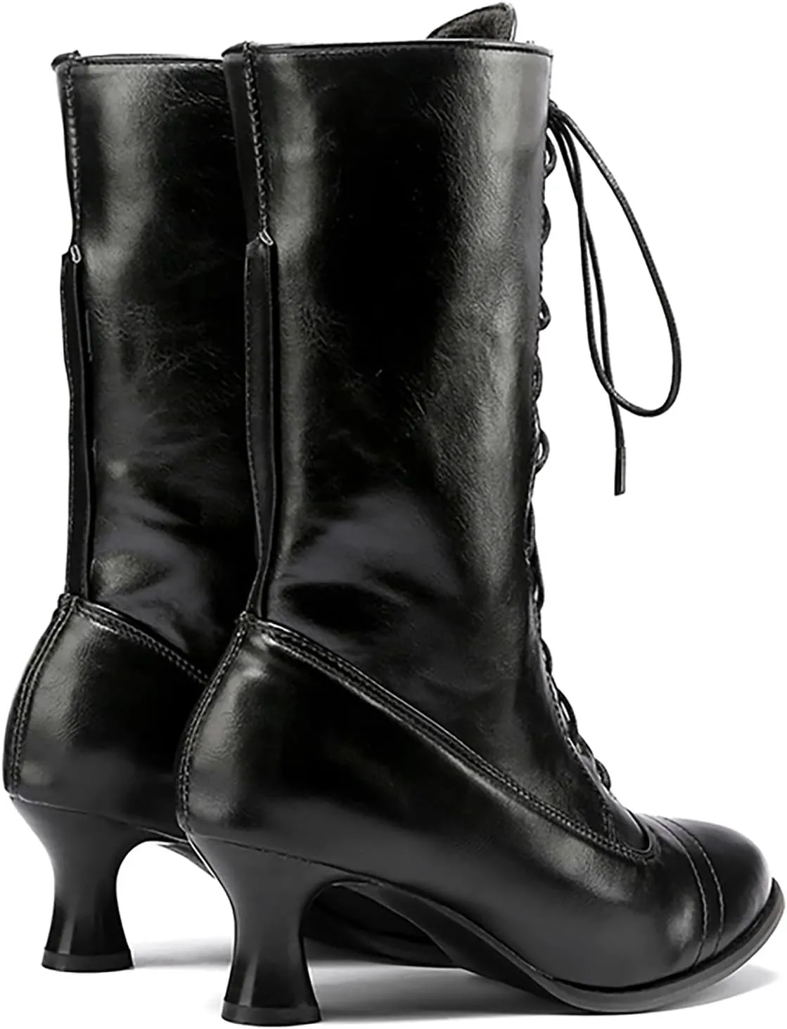 Womens Chelsea Boots Mid Calf Low Kitten Heel Suede Pointed Toe Stretch Fall Fashion Dressy Booties Pull On Chukka Chunky