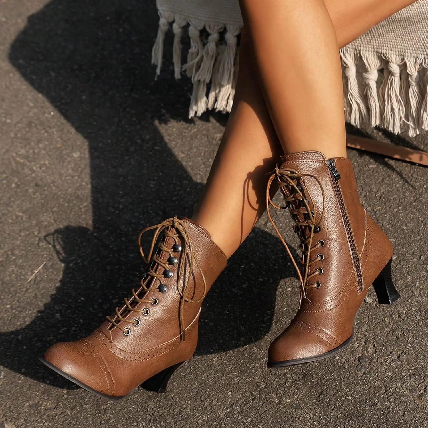 Womens Chelsea Boots Mid Calf Low Kitten Heel Suede Pointed Toe Stretch Fall Fashion Dressy Booties Pull On Knee High Side