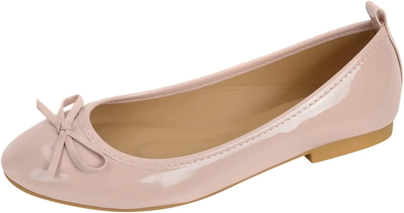 Womens Dress Shoes Flat Women Loafers Comfortable Slip on Non Slip Low Top CasualClosed Back Lightweight Breathable Christmas Sneakers for Women Running Shoes for Women