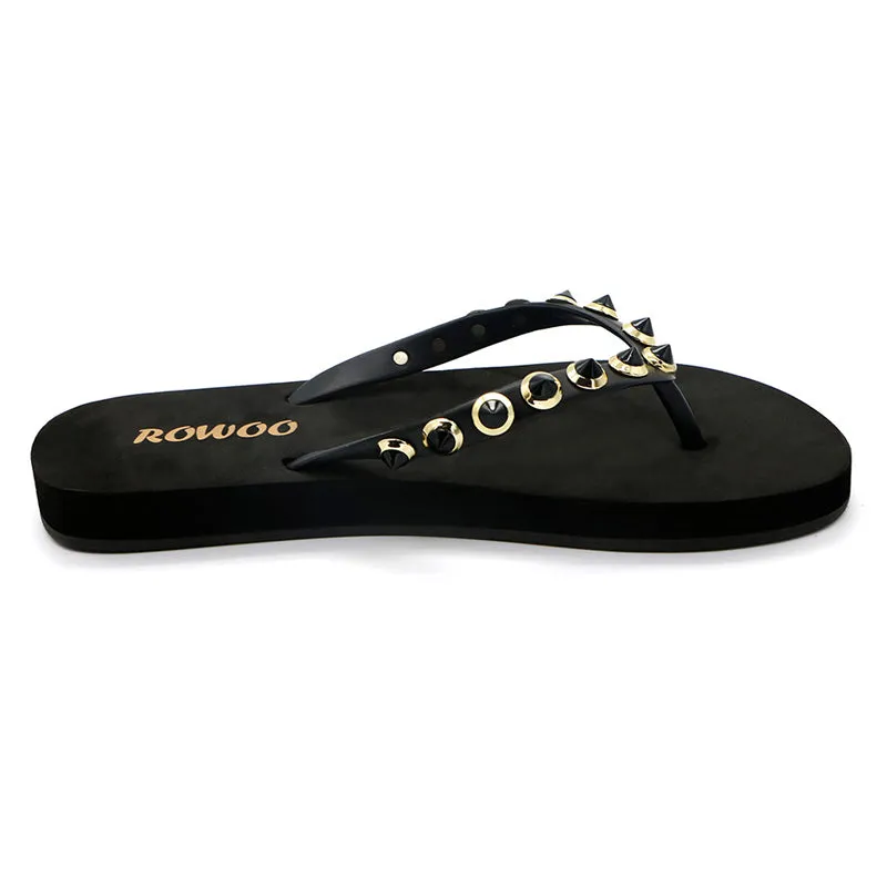 Women‘s Flat Flip Flops Beach Casual Soft Comfortable Thong Sandal