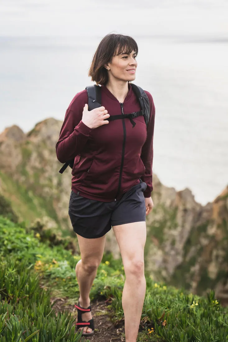 Women's hiking sandals - NH500 leather