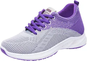 Women's Lace Up Road Running Shoes Wide Athletic Tennis Tennis Shoes Men Lightweight Business Casual Shoes White Sneakers Waterproof Tennis Shoe Cross Trainer Shoe