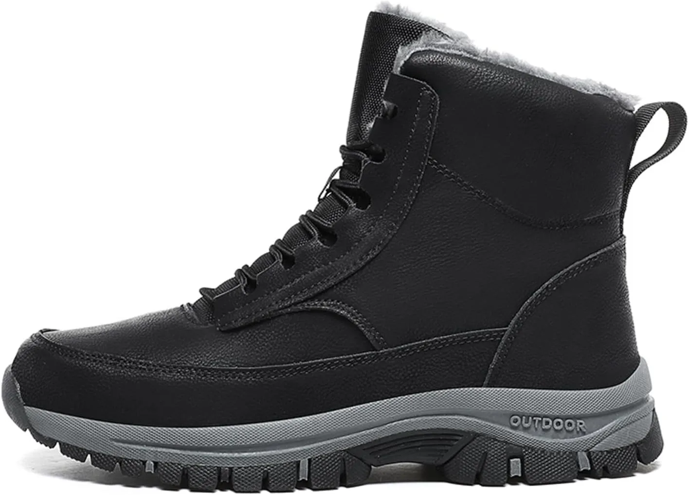Womens Mens Hiking Boots, Waterproof Hiking Boots Outdoor Insulated Boots Trekking Snow Boots Womens Winter Shoes
