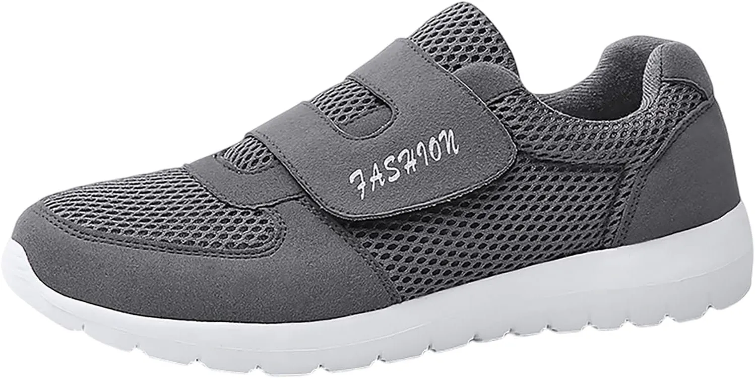 Womens Mesh Sneakers with Arch Support Breathable Casual Sneaker Wide Width Orthopedic Walking Shoes Comfortable Slip On Running Shoes