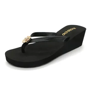Women's Platform Wedge Summers Sandals Ladies Flip Flops