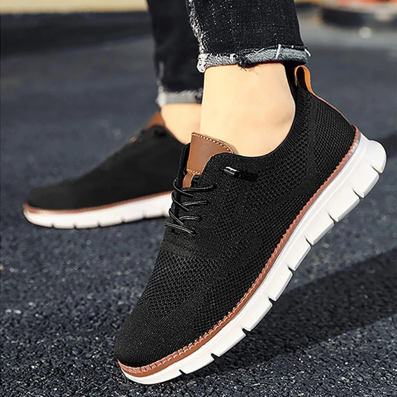 Womens Shoes Dressy Casual Walking Sneakers for Women Wide Width Womens Loafers Closed Toe Indoor and Outdoor Womens Christmas Shoes Round Toe Slip On Casual