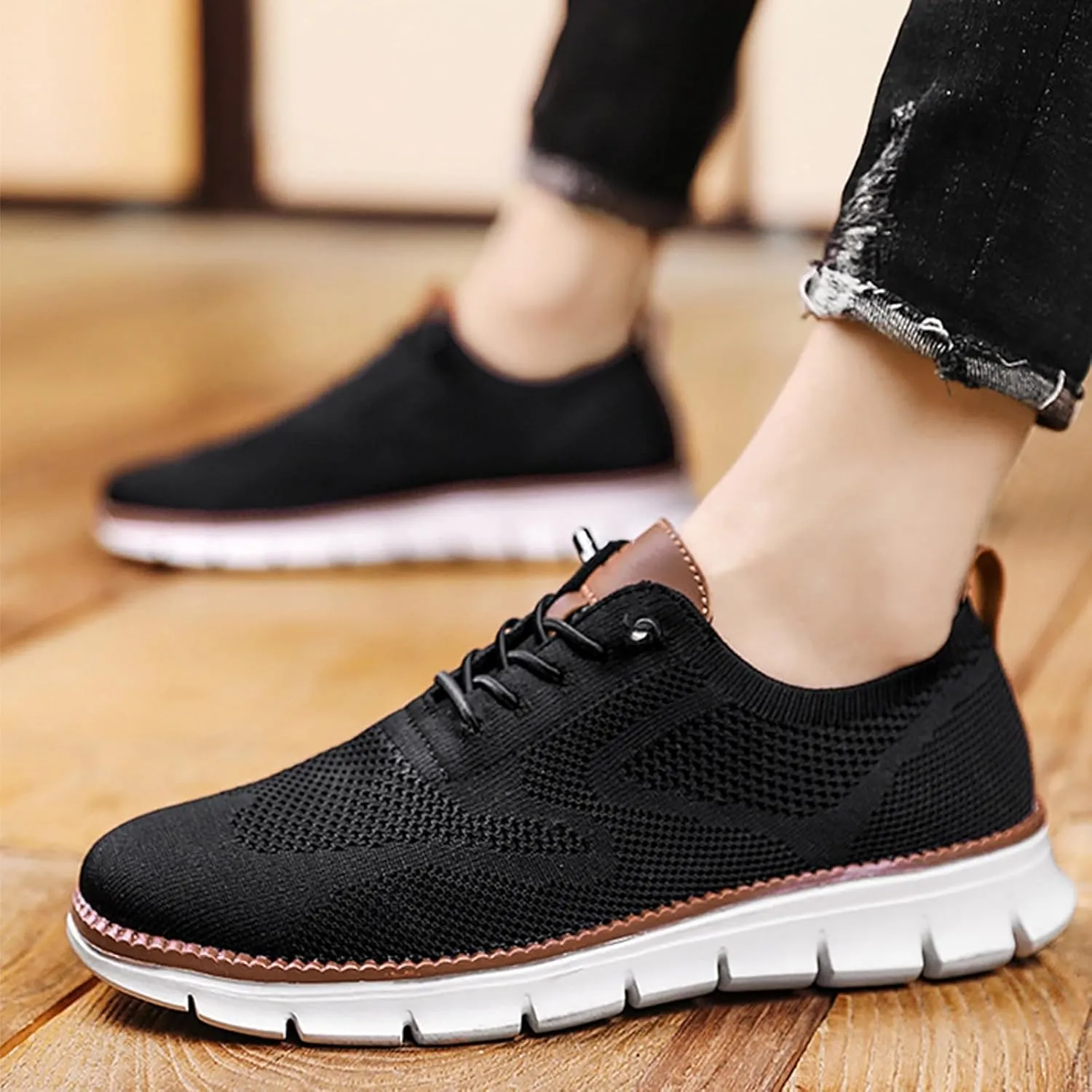 Womens Shoes Dressy Casual Walking Sneakers for Women Wide Width Womens Loafers Closed Toe Indoor and Outdoor Womens Christmas Shoes Round Toe Slip On Casual
