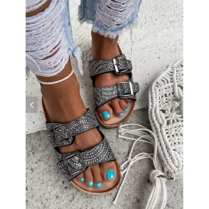 Women's Slides with buckles Juicy.