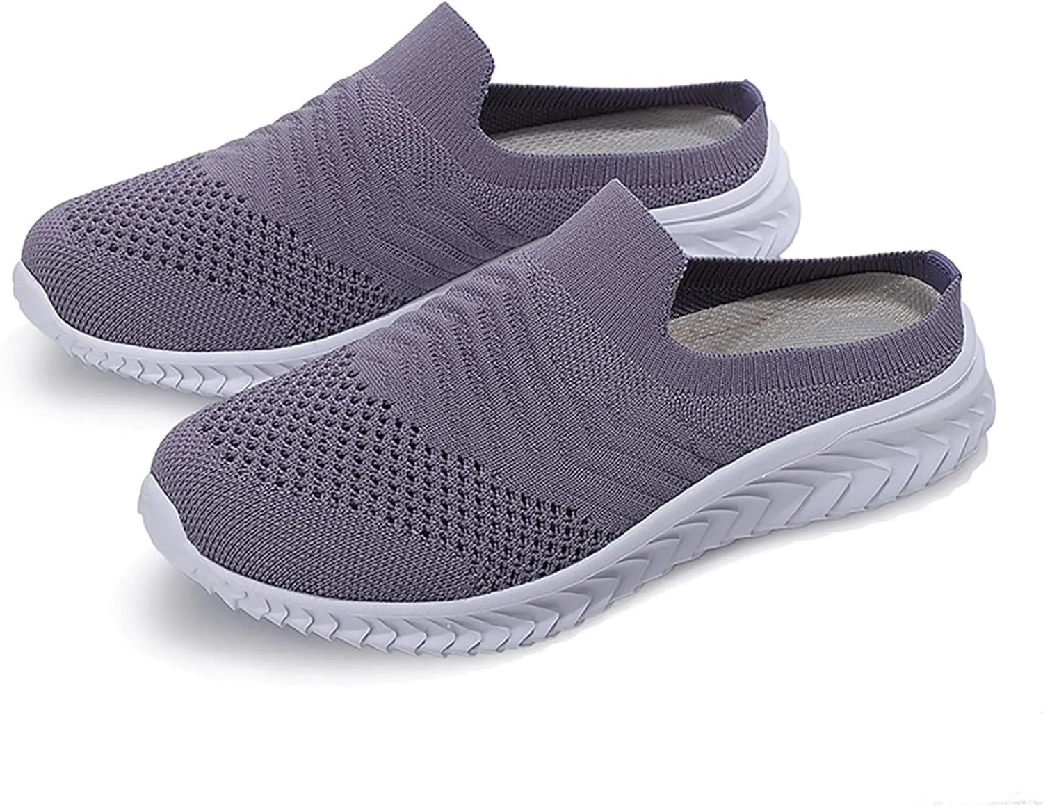 Women's Slip-on Mule Sneakers Lightweight Running Shoes for Men Jogging Business Casual Shoes Men Shoes Sneakers Black Tennis Shoe Loafers Shoe
