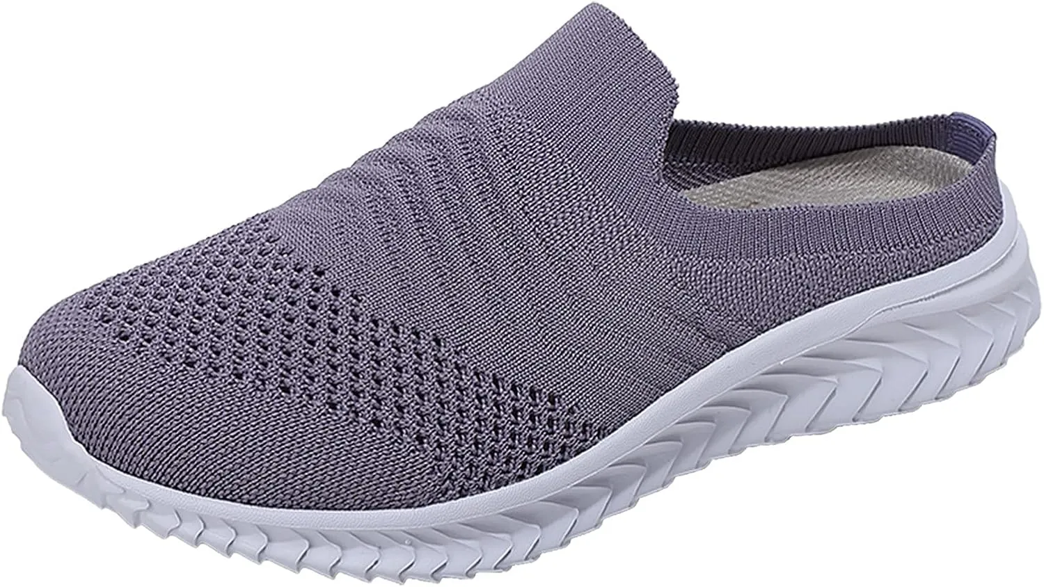 Women's Slip-on Mule Sneakers Lightweight Running Shoes for Men Jogging Business Casual Shoes Men Shoes Sneakers Black Tennis Shoe Loafers Shoe