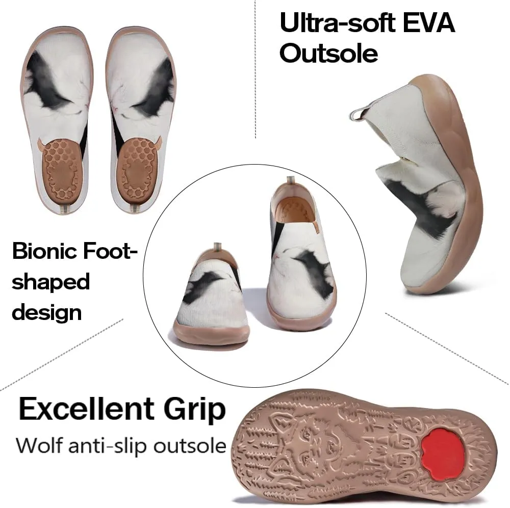 Women's Slip Ons Lightweight Flats Sneakers Walking Casual Loafers Art Painted Travel Shoes