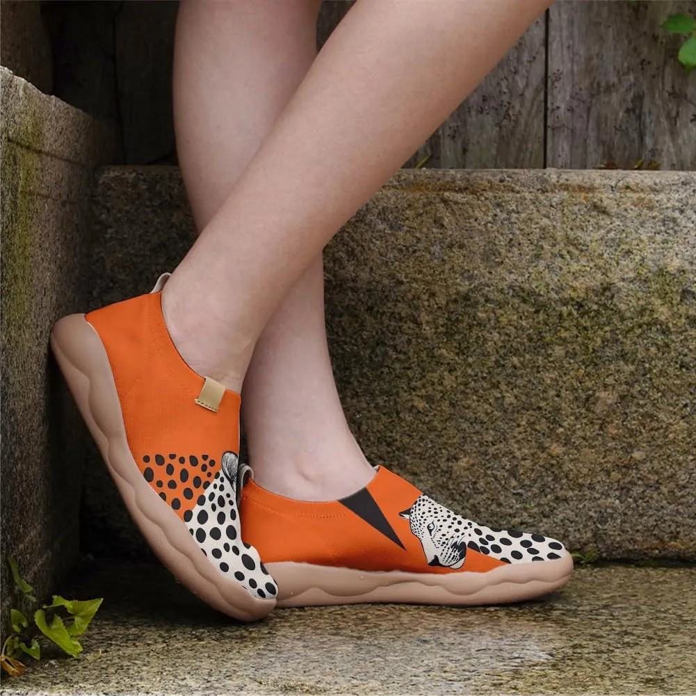 Women's Slip Ons Lightweight Flats Sneakers Walking Casual Loafers Art Painted Travel Shoes